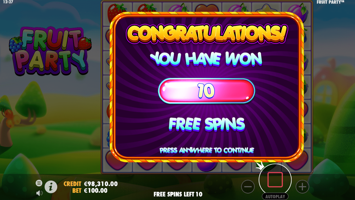 Fruit Party Slot Review - Social Tournaments