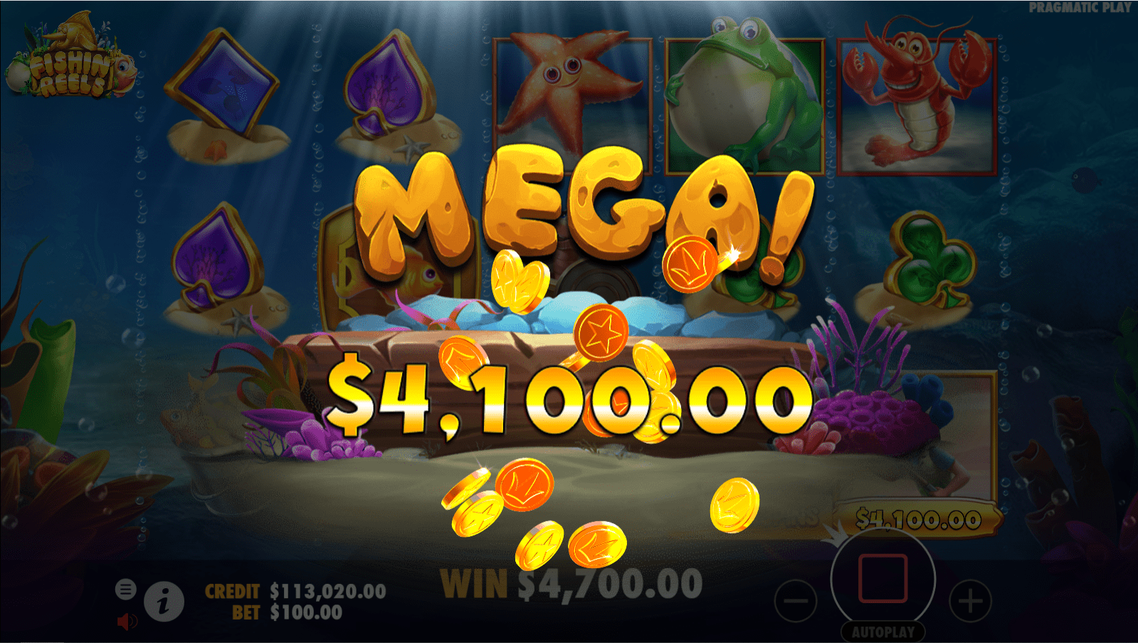 Play Fishin' Reels slot for free on Social Tournaments