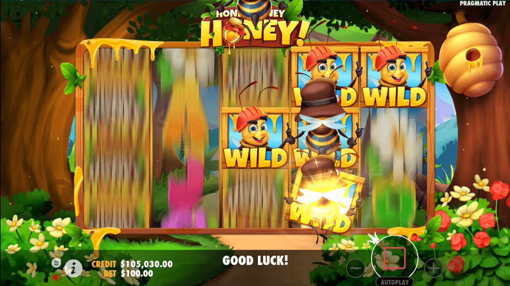 Play Honey Honey Honey slot for free on Social Tournaments