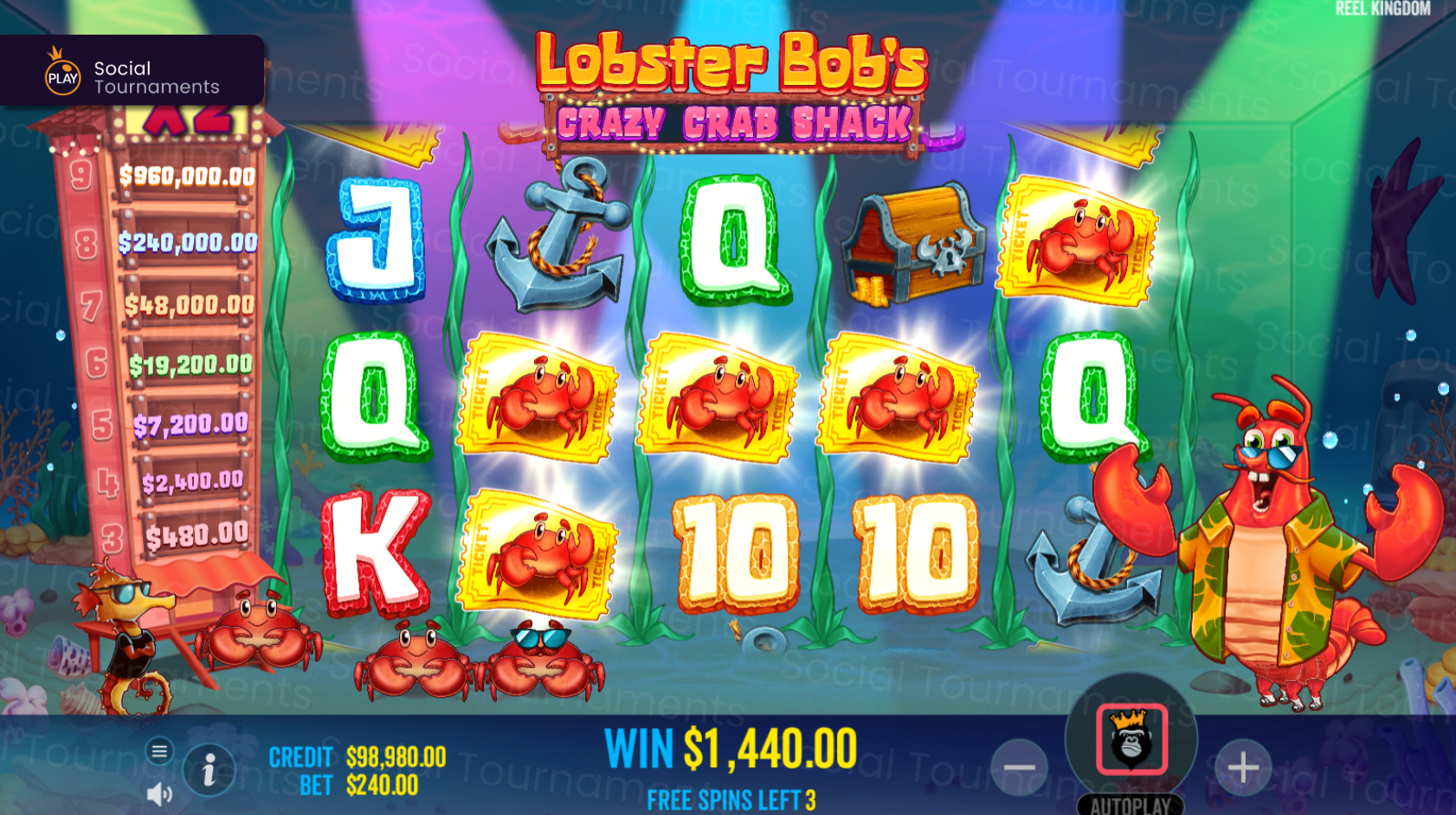 Jogue Lobster Bob's Crazy Crab Shack Pragmatic Play Slot